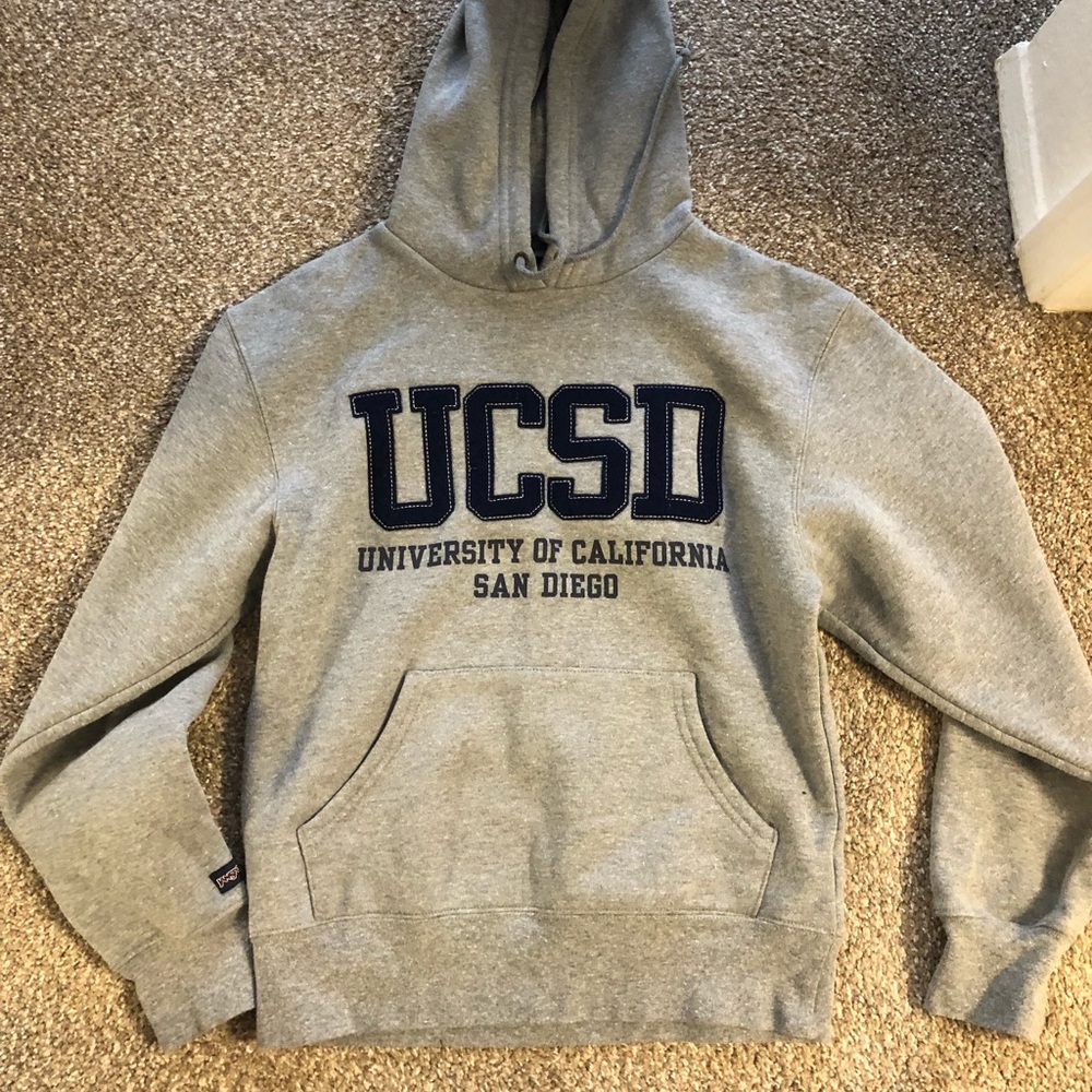 SOLD UCSD vintage hoodie gray